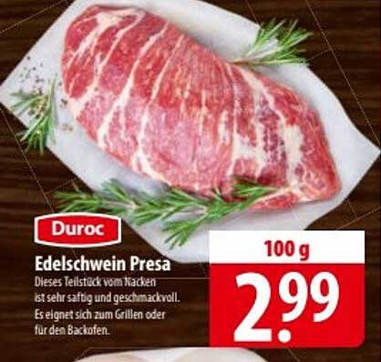 Duroc Edelschwein Presa