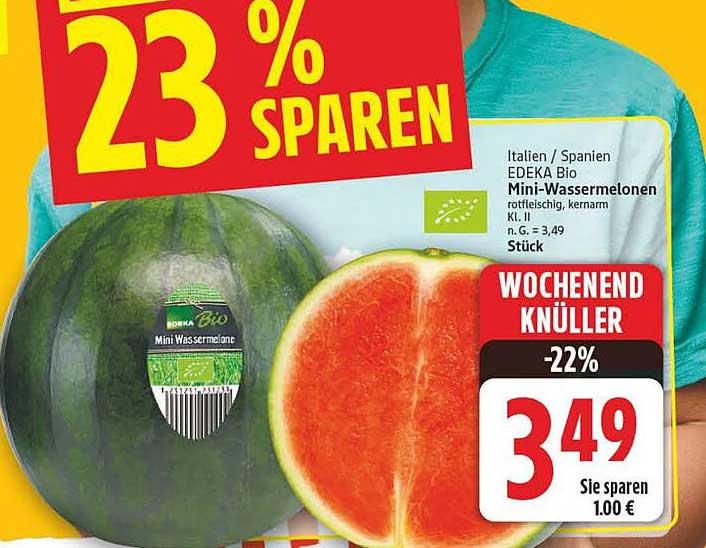 EDEKA Bio Mini-Wassermelonen - köstlich & frisch