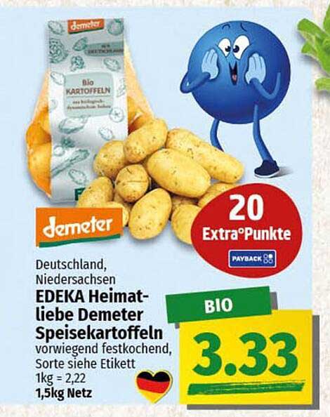 EDEKA Heimatliebe Demeter Speisekartoffeln
