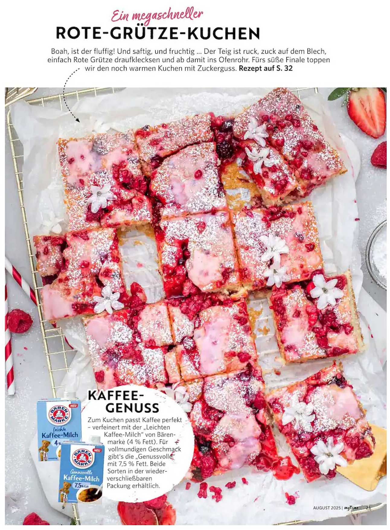 Ein megaschneller Rote-Grütze-Kuchen