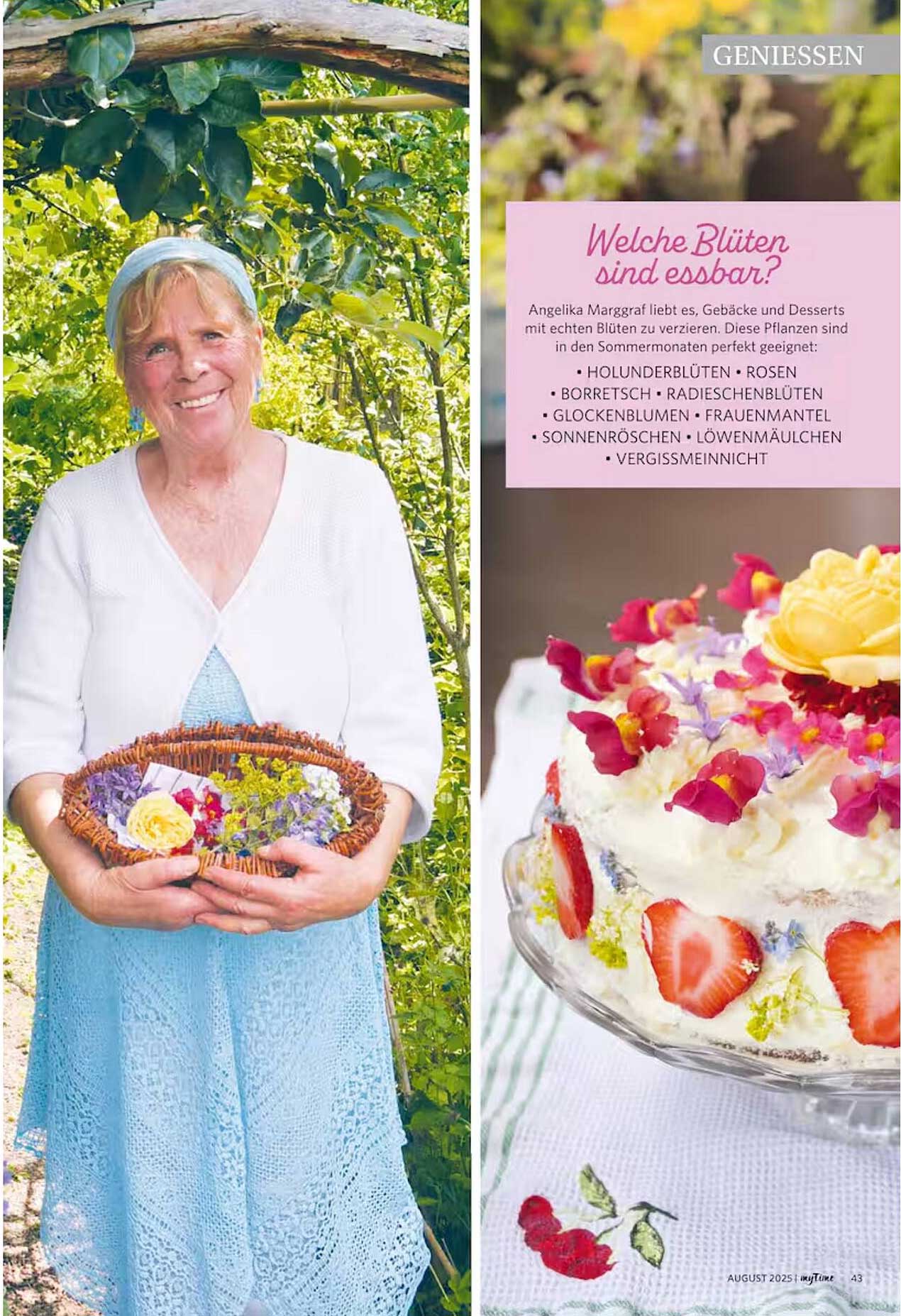 Eßbare Blüten: Genuss für alle Sinne