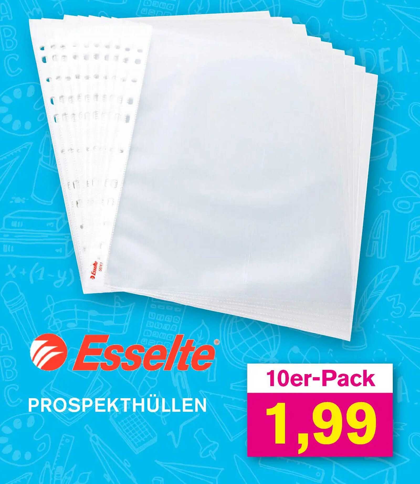 Esselte Prospekt-Hüllen 10er-Pack