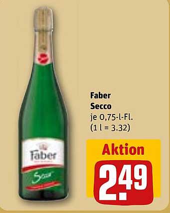 Faber Secco 0,75 l Flasche