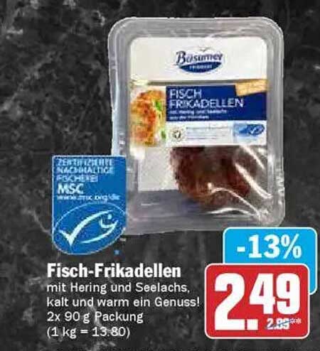Fisch-Frikadellen mit Hering und Seelachs – kalt und warm ein Genuss!