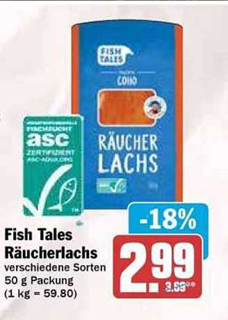 Fish Tales Räucherlachs 50 g