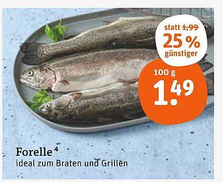 Forelle - ideal zum Braten und Grillen