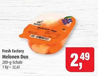 Fresh Factory Melonen Duo 200-g-Schale