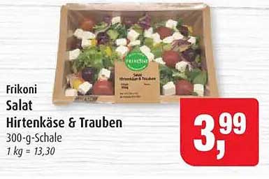 Frikoni Salat Hirtenkäse & Trauben 300-g-Schale