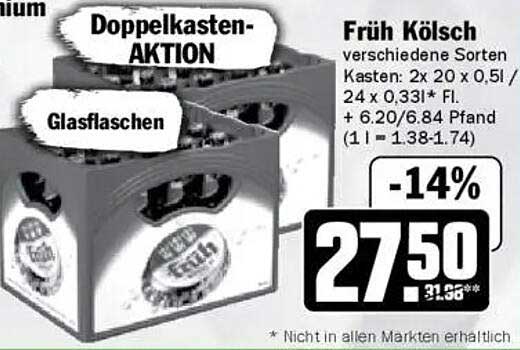 Früh Kölsch Doppelkasten-Aktion