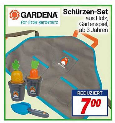 GARDENA Schürzen-Set aus Holz, Gartenspiel, ab 3 Jahren