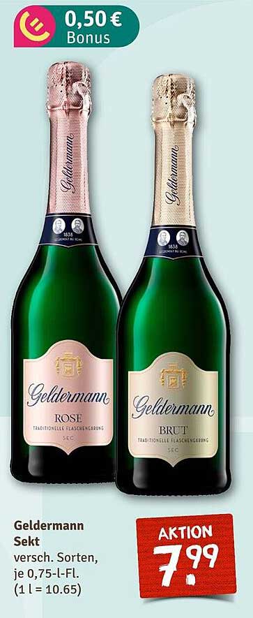 Geldermann Sekt - verschiedene Sorten, je 0,75-L-Fl.