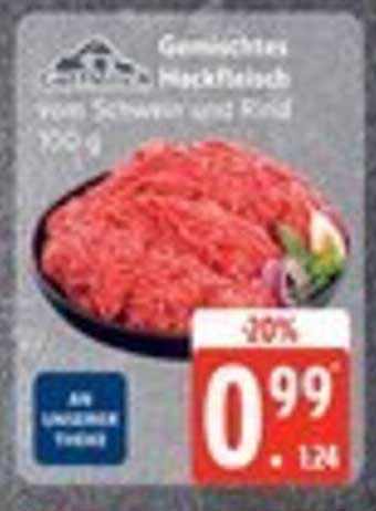 Gemischtes Hackfleisch vom Schwein und Rind 1000 g