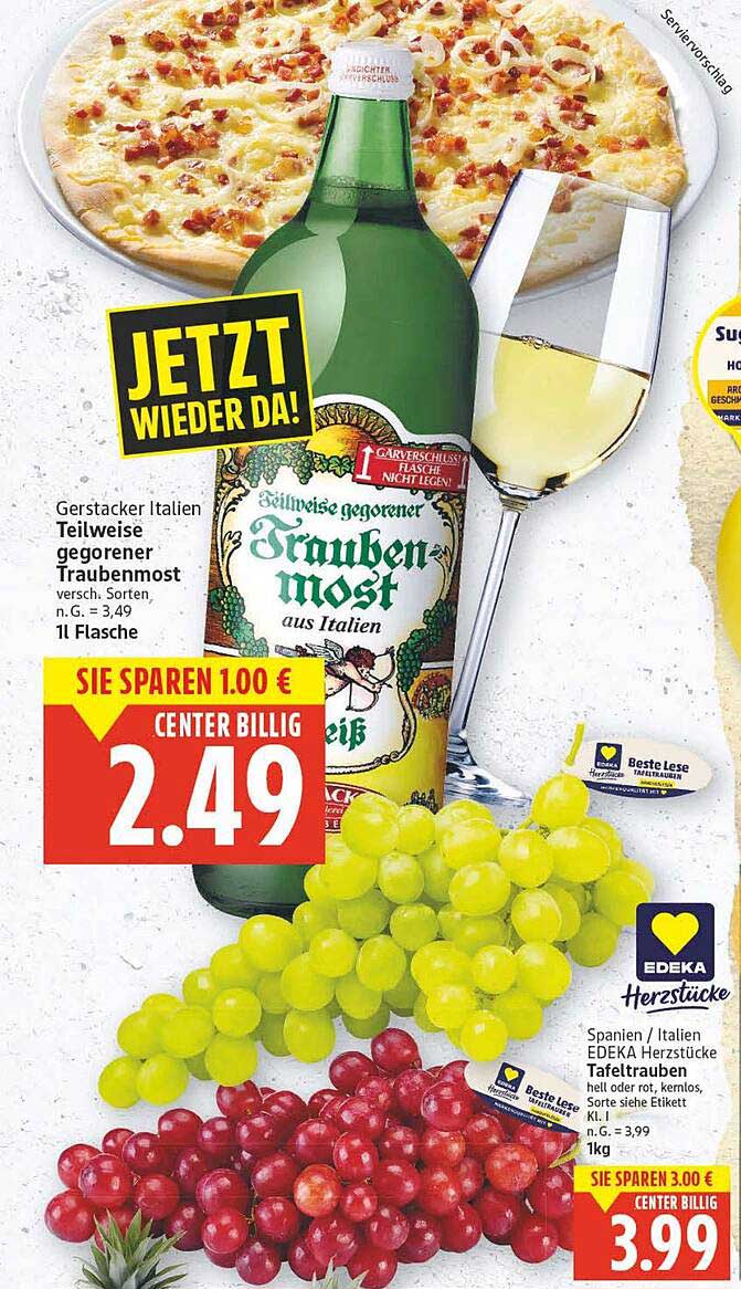 Gerstacker Italien Teilweise gegorener Traubenmost