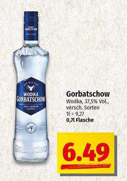 Gorbatchow Wodka 0,7l