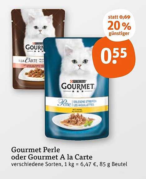 Gourmet Perle oder Gourmet A la Carte – 20 % günstiger