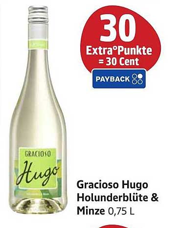 Gracioso Hugo Holunderblüte & Minze 0,75 L