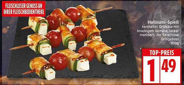 Halloumi-Spieß 100g - herzhaft mariniert
