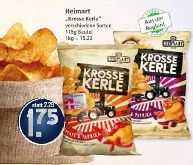 Heimart „Krosse Kerle“ verschiedene Sorten 115g Beutel