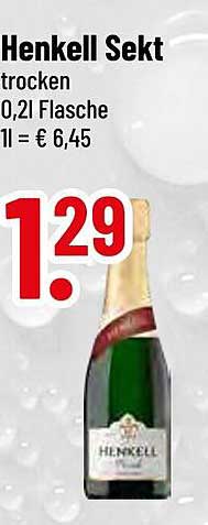 Henkell Sekt trocken 0,2 l Flasche