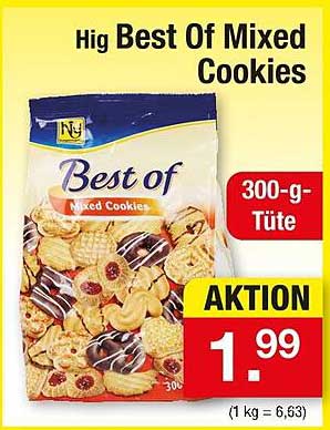 Hig Best Of Mixed Cookies 300-g-Tüte