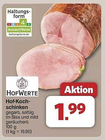 Hof-Koch-Schinken – gegart, saftig und mild geräuchert