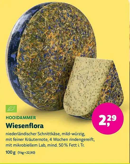 HOOIDAMMER Wiesenflora - Niederländischer Schnittkäse, mild-würzig