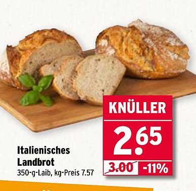 Italienisches Landbrot