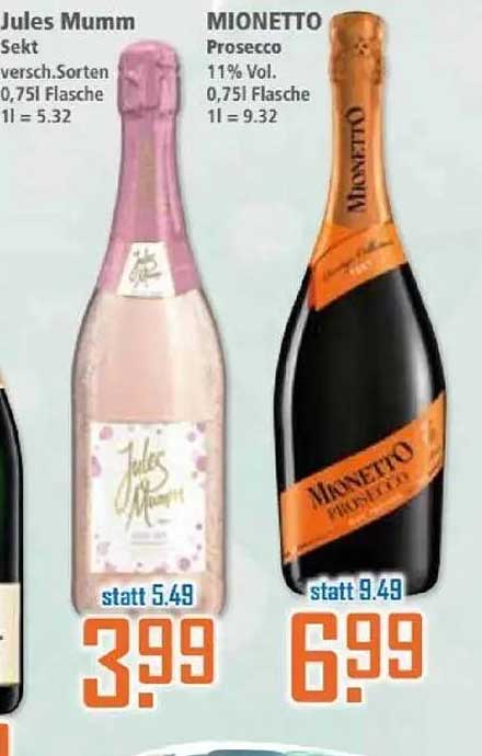 Jules Mumm Sekt 0,75l - Preisaktion vom 11.08.2025 bis 16.08.2025