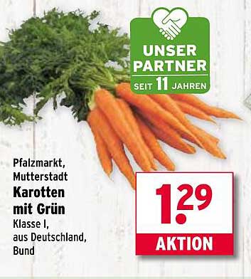 Karotten mit Grün - Klasse I, aus Deutschland, Bund