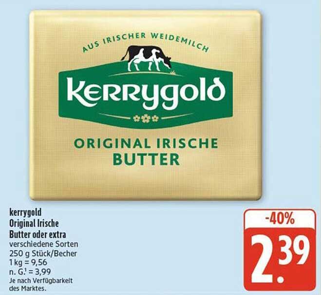 Kerrygold Original Irische Butter 250g – jetzt zum Sonderpreis!