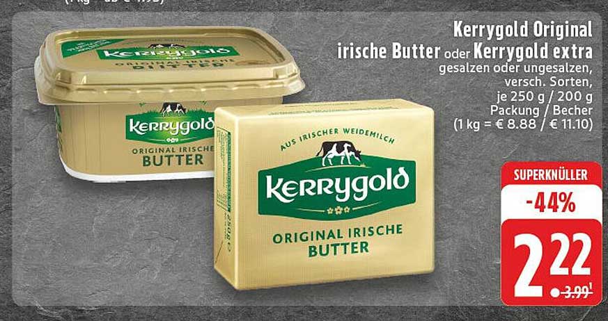 Kerrygold Original irische Butter oder Kerrygold extra