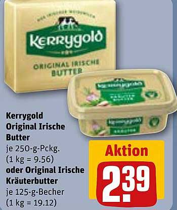 Kerrygold Original Irische Butter oder Kräuterbutter