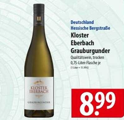 Kloster Eberbach Grauburgunder - Qualitätswein, trocken