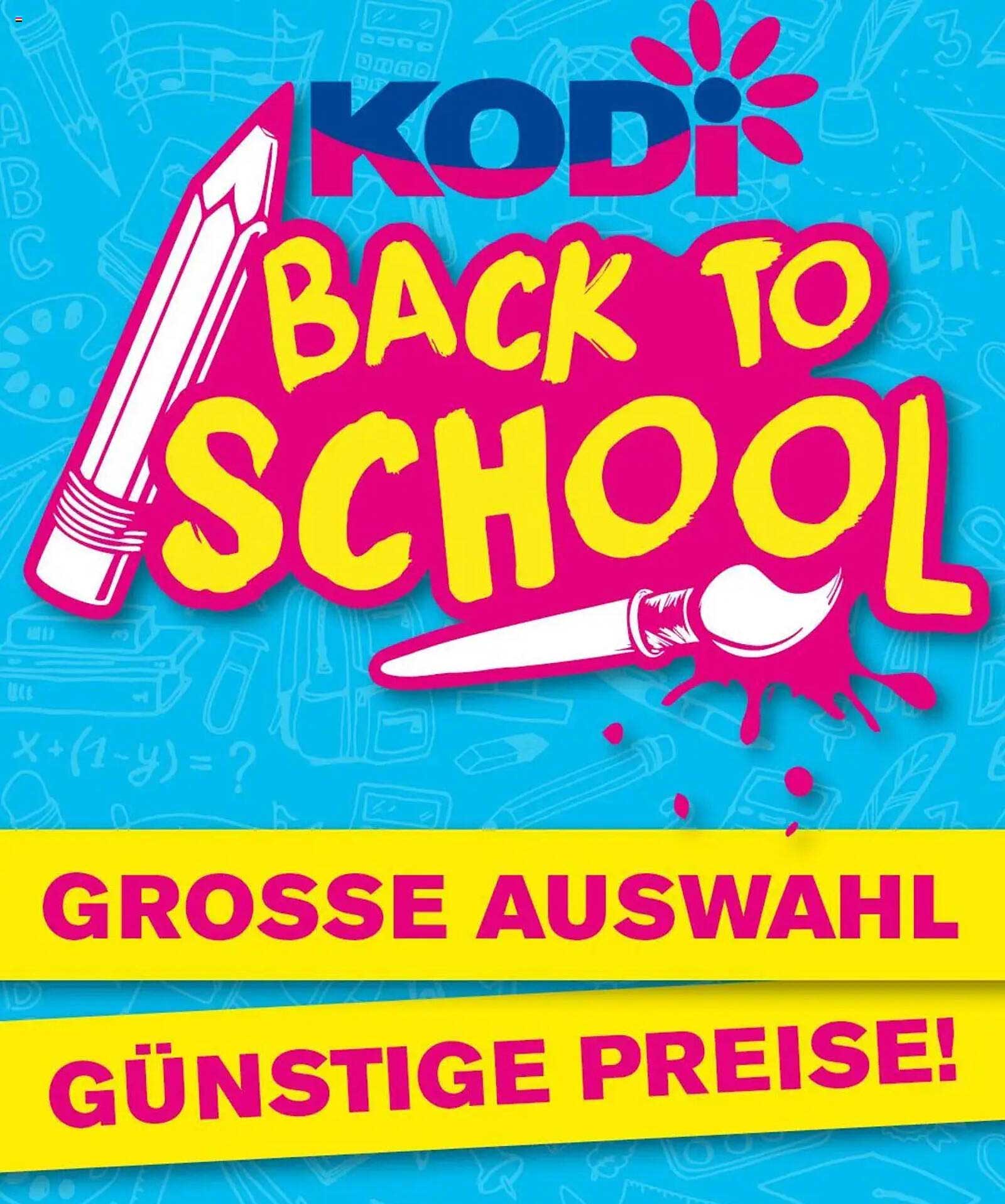 KODi Back to School Aktionen – Große Auswahl, günstige Preise!