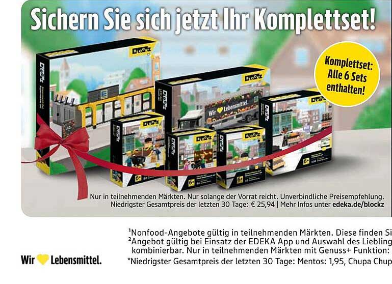 Komplettset: Alle 6 Sets enthalten!