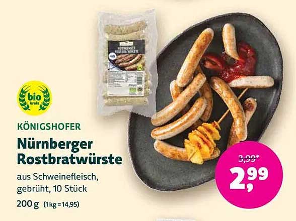 Königshofer Nürnberger Rostbratwürste