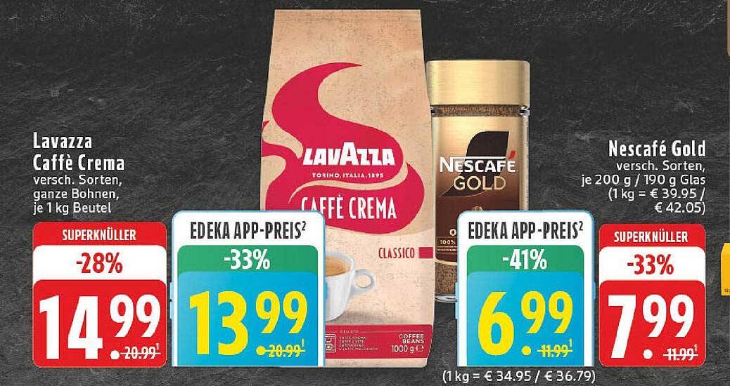 Lavazza Caffè Crema - ganze Bohnen, 1 kg Beutel