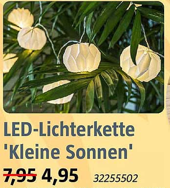 LED-Lichterkette 'Kleine Sonnen'