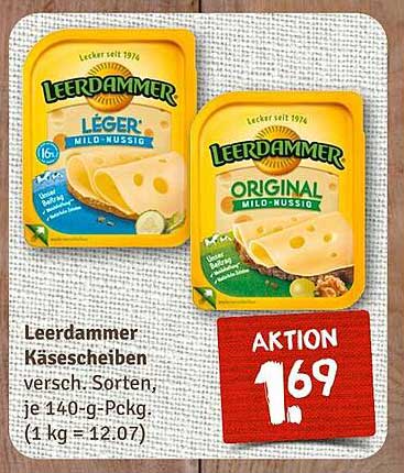 Leerdammer Käse Scheiben - verschiedene Sorten