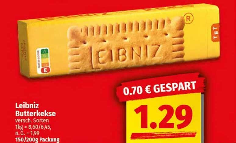 Leibniz Butterkekse - Verschiedene Sorten