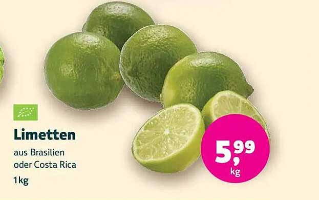 Limetten aus Brasilien oder Costa Rica - 1kg