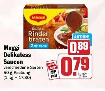 Maggi Delikatess Saucen - Rinderbraten 2er Pack
