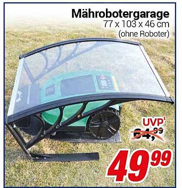Mährobotergarage 77 x 103 x 46 cm (ohne Roboter)