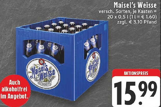 Maisel's Weisse 20 x 0,5 l Kasten