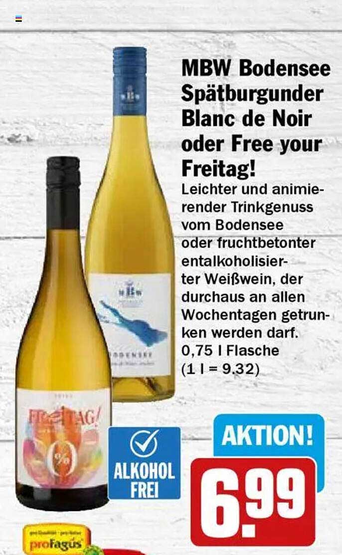 MBW Bodensee Spätburgunder Blanc de Noir oder Free your Freitag