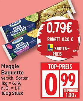 Meggle Baguette 160g - Vielfalt für jeden Geschmack