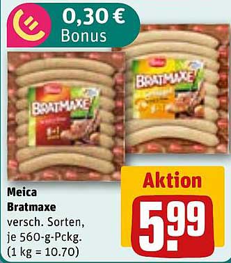 Meica Bratmaxe - Verschiedene Sorten 560-g-Päckchen