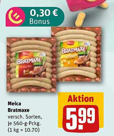 Meica Bratmaxe, verschiedene Sorten, je 560-g-Packung
