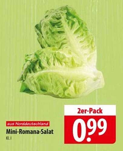 Mini-Romana-Salat 2er-Pack aus Norddeutschland