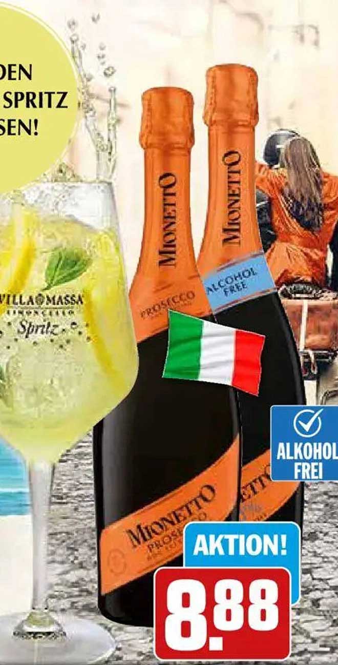 Mionetto Prosecco - Alkoholfrei zum Aktionspreis